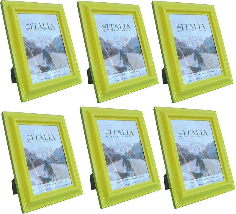 The Vibrant Beauty of Yellow Picture Frames by Italia Gifts & Frames on