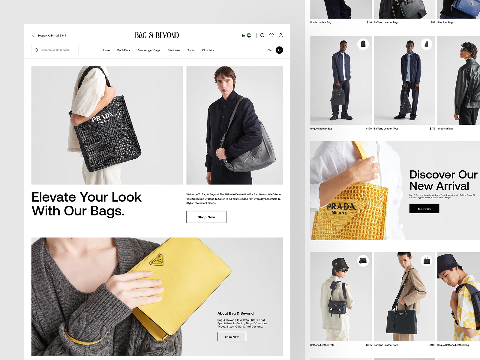 E-commerce Web design by Orix Creative on Dribbble