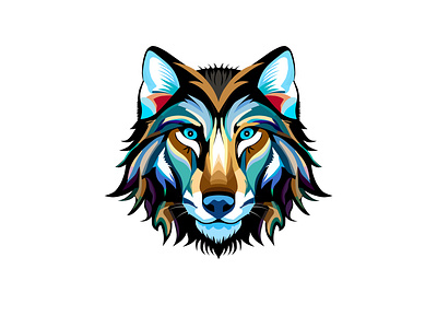 Brwon wolf animation branding brwon wolf