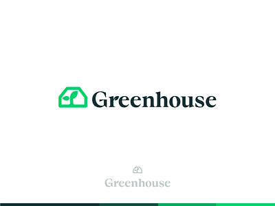 Greenhouse Logo Concept app brand concept design green greenhouse grow leaf logo plant social sprout ui zilux