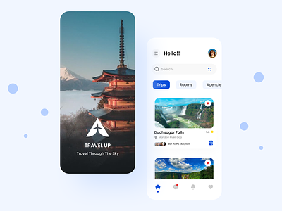 Travel App app design app ui easy bookings guides room bookings tickets bookings travel adventure travel app travel bookings travel diaries travel goals travel guide travel planning travel tips travellers travelling ui user experience user interface ux