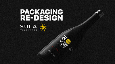 Packaging re-design concept for SULA Vineyards branding label design logo packaging packaging design product packaging wine wine bottle wine label