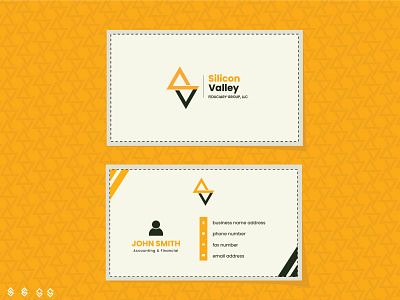 Professional minimalist modern business card design black branding business card design graphicsdesign logo social media design stationery design visiting card yellow