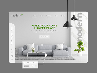 Furniture Website download freelancer freemockup furniture mockup modernhouse template uidesign uidesigner uxdesigner webdesigner website