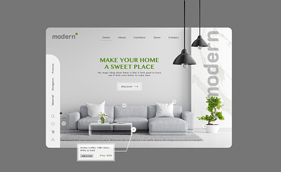 Furniture Website download freelancer freemockup furniture mockup modernhouse template uidesign uidesigner uxdesigner webdesigner website