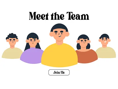 Team Vector Illustration 2d adobe character design flat illustration illustrator team vector visual