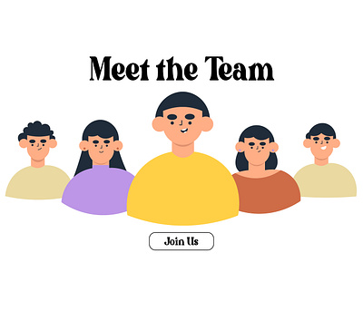 Team Vector Illustration 2d adobe character design flat illustration illustrator team vector visual