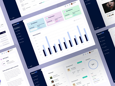 Datarixo - Project Management Dashboard dashboard dashboard design platform design product design project management saas saas startup saas ui saas website task management task manager design task tracking ux ux design uxui design web app design web application web application design