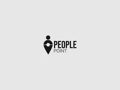 People Point logo animation branding illustrator logo logo animation minimalist typography
