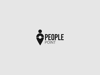 People Point logo animation branding illustrator logo logo animation minimalist typography