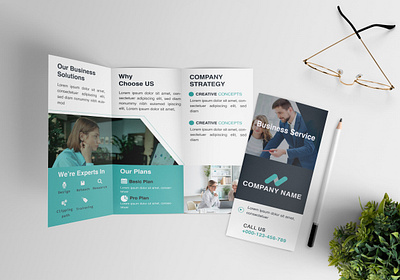 Trifold Brochure Design branding graphic design illustrator photoshop