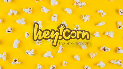 Heycorn Brand Design, Brand Identity, visual Identity brand brand identity branding logo logo design popcorn popcorn packaging