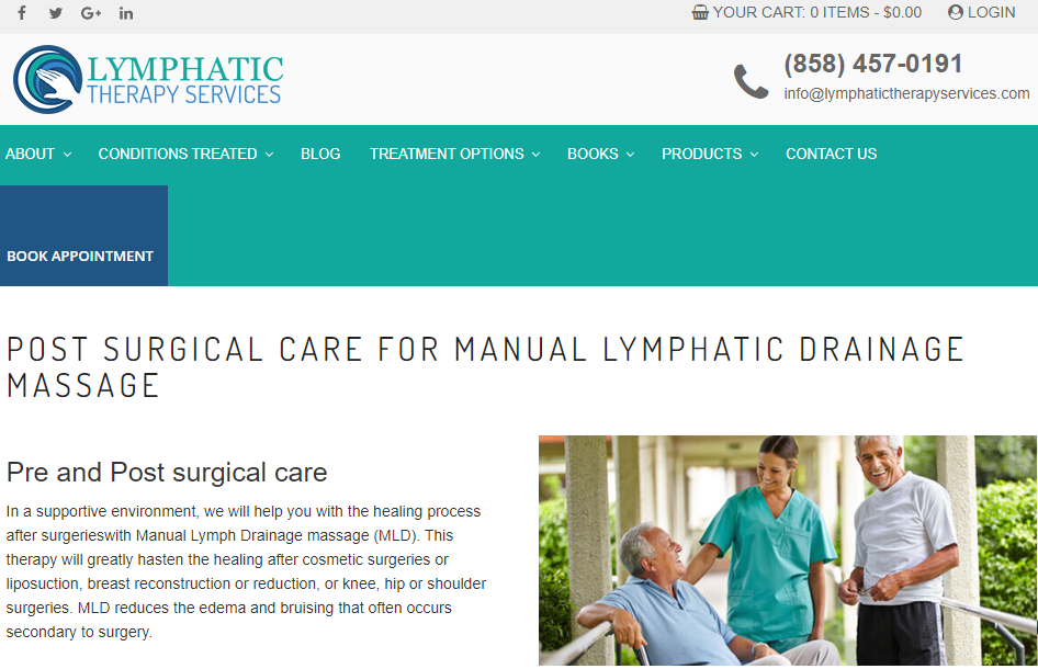 Body lymphatic drainage San Diego by Just Results on Dribbble