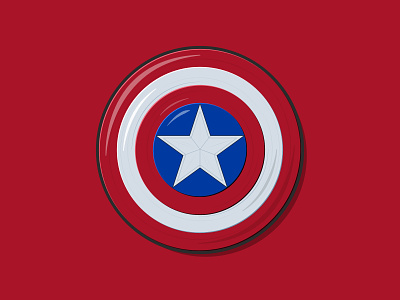 Captain America's Shield avengers comics graphic design illustration marvel shield vector vector art vector illustration