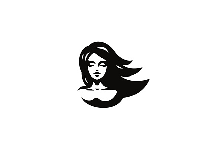 Goddess face logo girl logo goddess goddess logo women logo