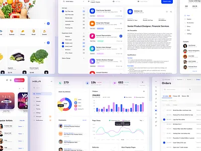 XELA Design System - Desktop App Templates dashboard design design system figma jetpack compose prototyping react swiftui template templates ui kit