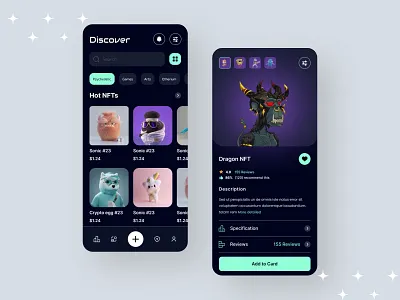 NFT Marketplace arslan bid bitcoin branding buynft card coinbase collection cryptocurrency exchange market marketplacenft nft nftmarket opensea platform sell ui uinft wallet