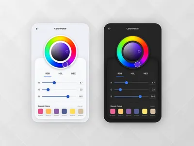 Daily UI Challenge 60 - Color Picker dailyui design figma ui uidesign