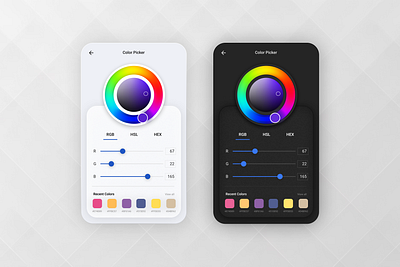 Daily UI Challenge 60 - Color Picker dailyui design figma ui uidesign