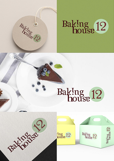 banking house logo baking branding cake design graphic design logo vector