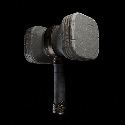 Ancient hammer 3d