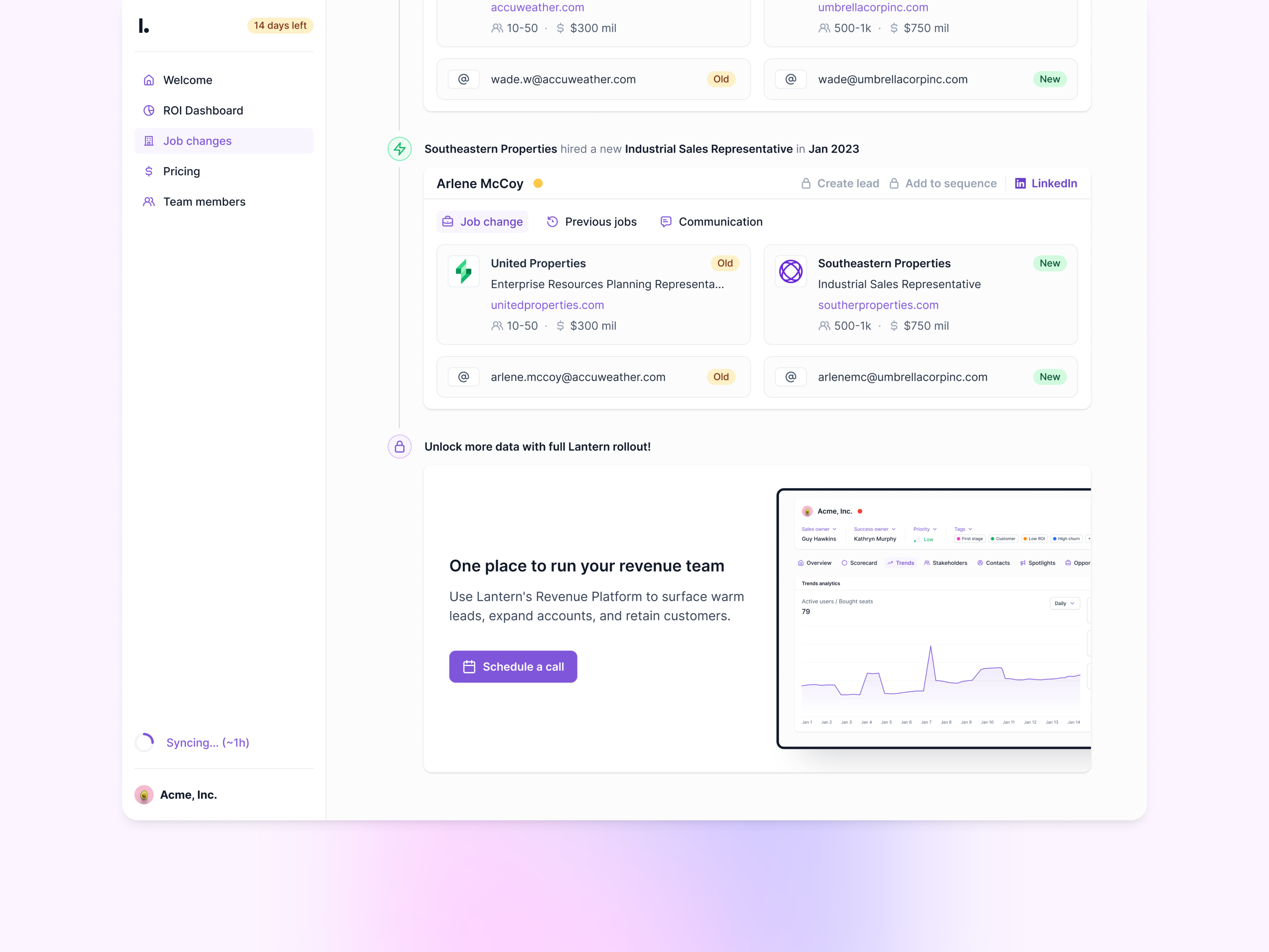 Feed preview apollo crm gateway history hubspot lead leads limited experience lusha news feed outreach prospect prospecting sales sales navigator sales process salesforce salesloft timeline zoominfo