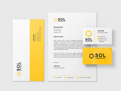 Stationery Set Design adobe illustrator branding design graphic design illustration logo manypixels stationery set ui ux vector