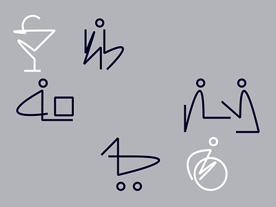 Twist icons design icon icon system iconset lettering letters pictogram signage wayfinding