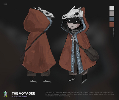 Voyager Character Design Sheet 2d character design illustration