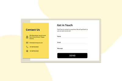 #DAILY UI - 28 contact contact us dailyui design ui ux web