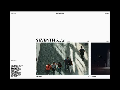 Unexpected™︎ / Desktop Layout 3d animation branding design gallerydesign galleryinspo graphic design illustration motion graphics slider sliderinspo typography ui userinterface ux