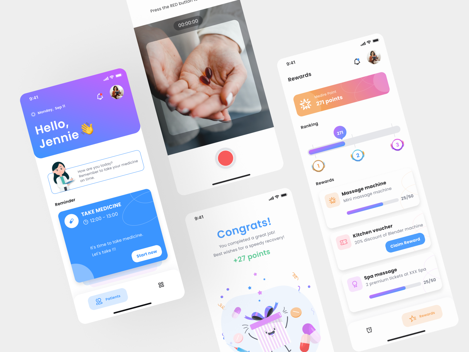 Medire - Health Care Mobile Application by Chan Hung Luu on Dribbble