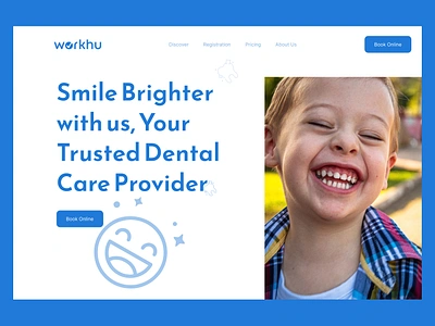 dentistry, tooth, dentist, dental clinic website blue book online dental dental care dental clinic dentistry doctor health interaction landing landing page orthodontics teeth tooth ui ui design web web page website website design