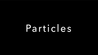 Particle word animation animation dailyui design figma motion graphics ui uiux ux