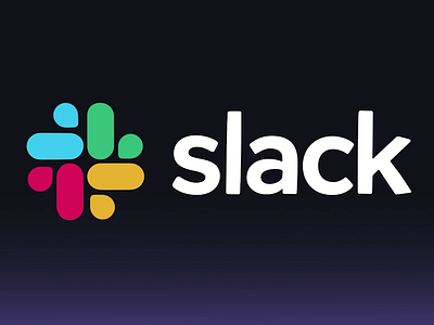 Logo Animation For Slack 2d animation animation logo animation logo saas animation motion graphics saas animation slack animation slack logo ui animation website animation