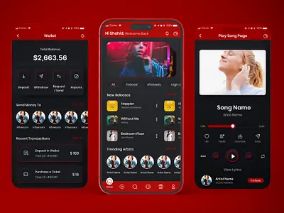 Sheebamusic App appdesign design figma app figmaappdesign mobileappdesign spotify spotifyappdesign ui uidesign uiuxappdesign uiuxdesign userexperiencedesign userinterfacedesign