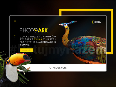 National geographic - PhotoArk design graphic design ui uiux ux www