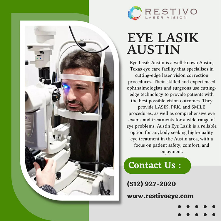 Eye Lasik Austin by Restivo Laser Vision on Dribbble