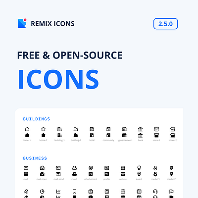 Free & Open-Source Icons design figma graphic design icons ui vector