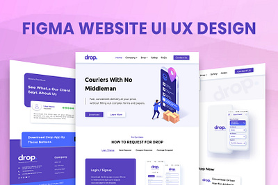 Drop Website Design uidashboard
