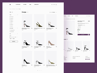 Online store for the french luxury clothing brand design onlinestore ui ux uxui uxuidesign webdesign website