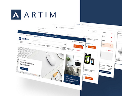 eCommerce platform for Office Supply store - Artim.com.pl design ecommerce ecommerce design graphic design magento 2 office supplies equipment ui ux web