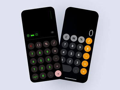 Daily UI 04 Calculator app design ui ux