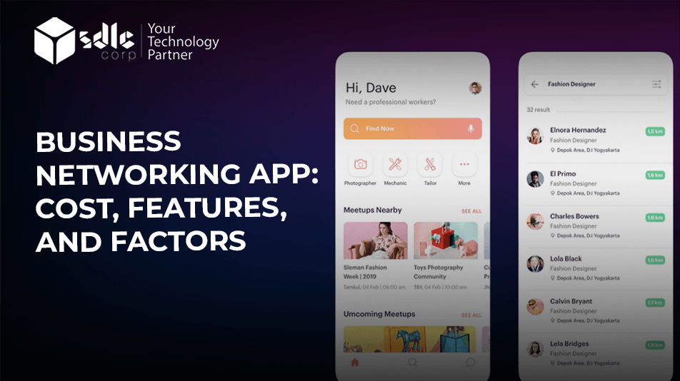 business networking apps developing cost by SDLC CORP on Dribbble