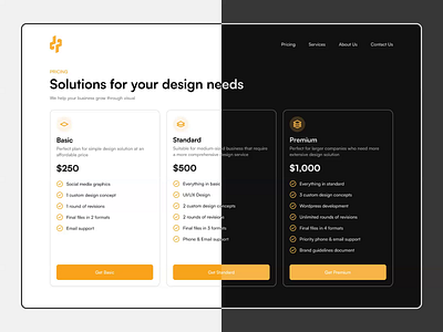 Clean Pricing Page Dark Mode branding dark mode dark mode switching design elegant minimal minimalist pricing page pricing page with dark mode simple straightforward design switch transition ui uiux uiuxdesigner ux website