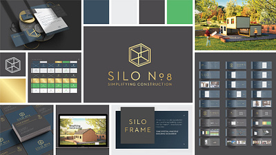 Total Branding for Silo No.8 3d branding design graphic design illustration logo typography ui ux vector