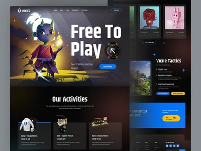 NFT Landing Page Design 3d animation branding design graphic design illustration logo ui vector website