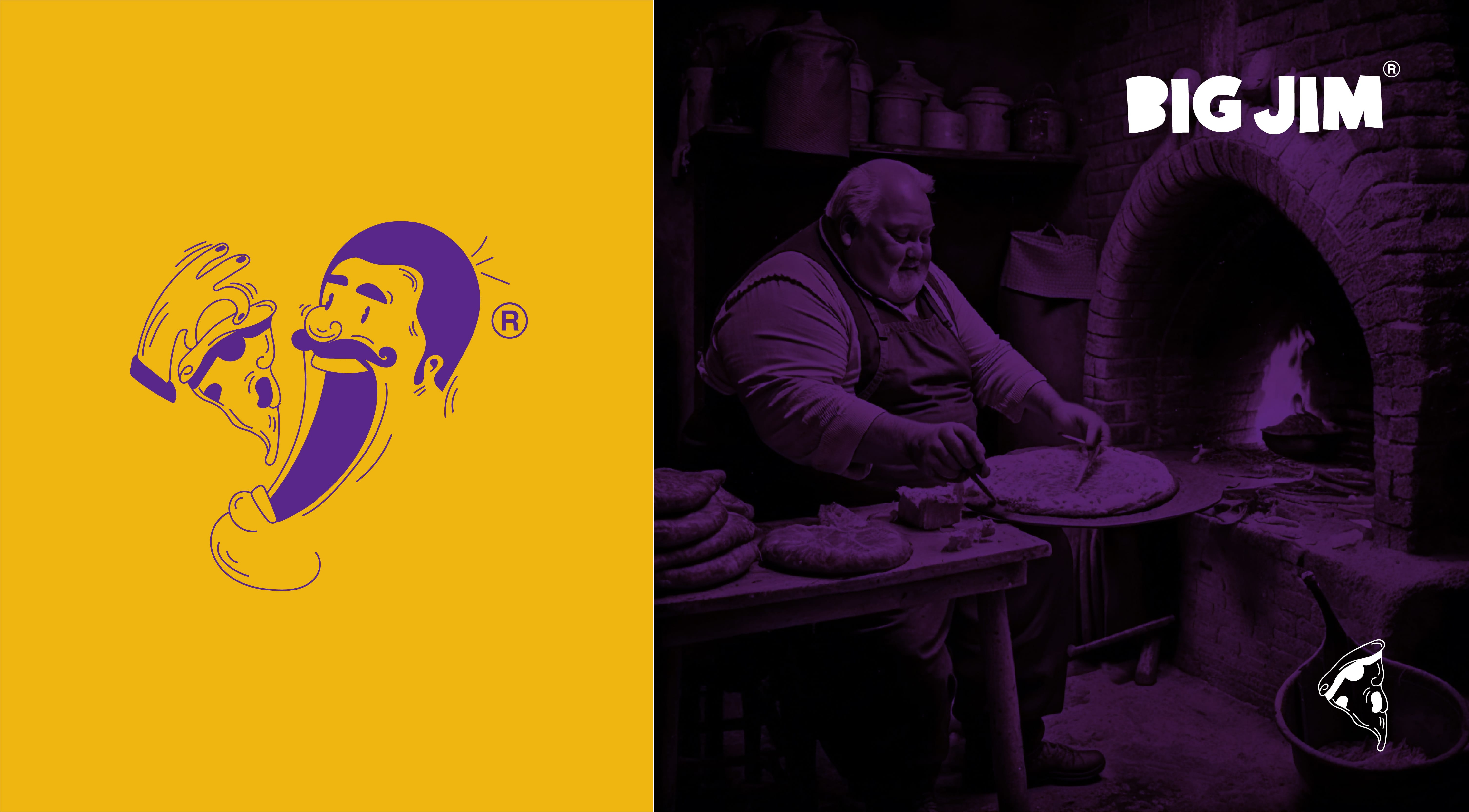 BIG JIM TRATTORIA NAPOLETANA animation brand brandidentity branding colorful corporatebranding design food forhire graphic design graphicdesigner hireme illustration logo losangeles pizza project restaurant typography vector