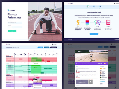 UK Sports Institute: On-track concept design graphic design product design sports tracker ui user interface