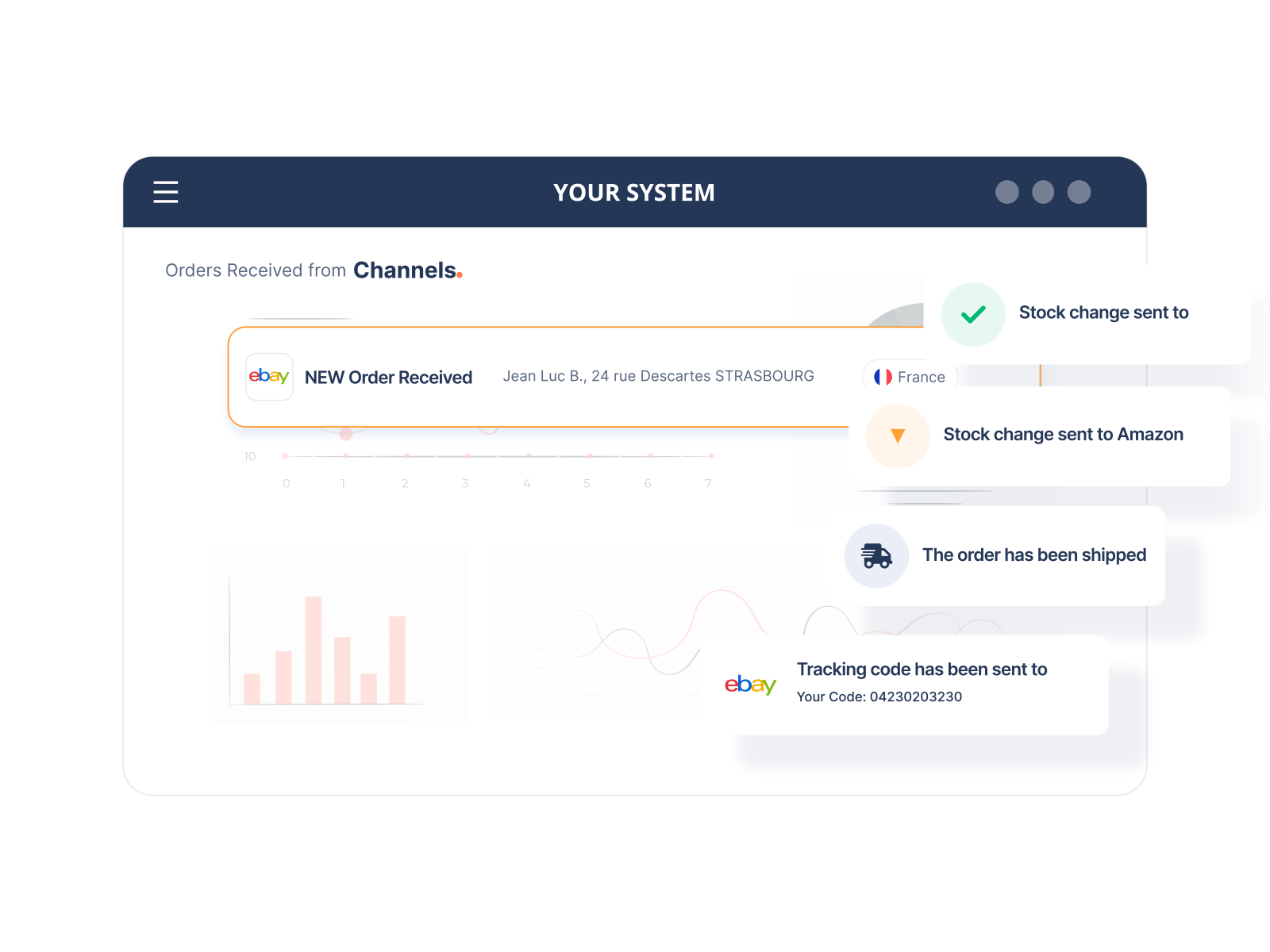 Channels - UI animation to explain product 2d animation animation animation 2d api explain feature function gif gif animation guide manual motion motion graphics process product ui ux web